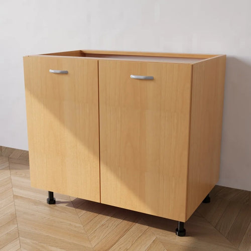 Mobile Base per Cucina compreso di Ante di Colore Faggio