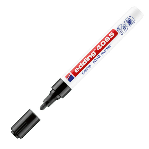 Marcatore Edding 4095 Punta Conica Gesso Liquido Nero