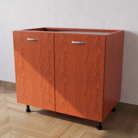 Mobile Base per Cucina compreso di Ante di Colore Ciliegio