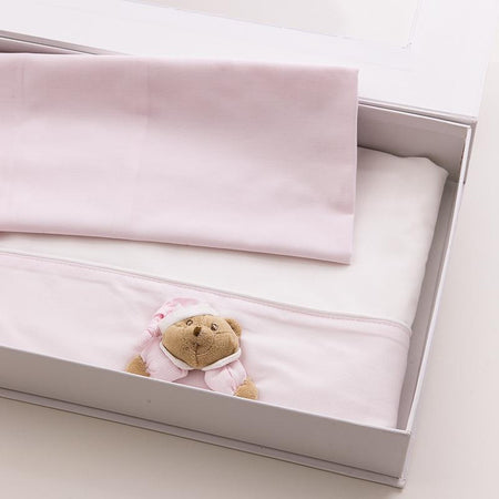Nanan - Set Lenzuola 3pz Sei la Mia Stella Puccio Rosa