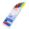 Astuccio 10 Marcatore Edding 4600 Ass. P.Conica 1Mm Per Tessuto