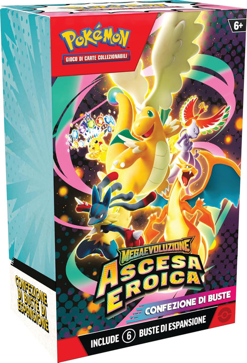 Pokémon: confezione di buste dell’espansione Megaevoluzione - Ascesa Eroica