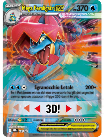 Pokémon: collezione Mega Feraligatr-ex dell’espansione Megaevoluzione - Ascesa Eroica