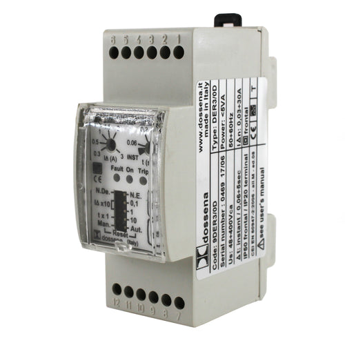Differenziale elettronico 110V-230VCA 0,03A-30A 1 scambio RD2 Aleyay