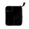 COMME DES GARCONS WALLET Reversed Hem portafoglio in pelle in nero da donna