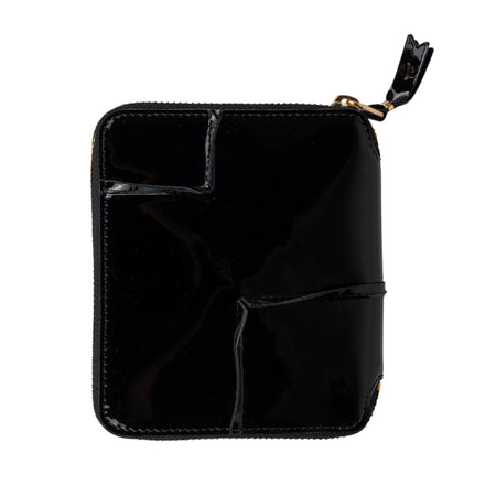 COMME DES GARCONS WALLET Reversed Hem portafoglio in pelle in nero da donna