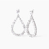 Mabina - Orecchini in argento a goccia con zirconi LUXURY