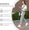 KikkaBoo - Marsupio Neonato Myra 0-36 m
