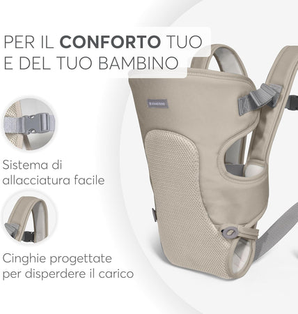KikkaBoo - Marsupio Neonato Myra 0-36 m