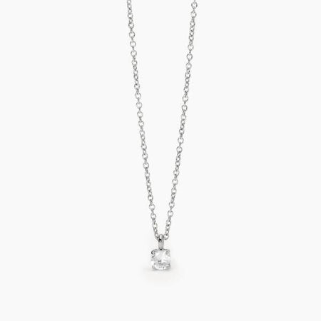 2Jewels - Collana Girocollo in acciaio 316L zirconi