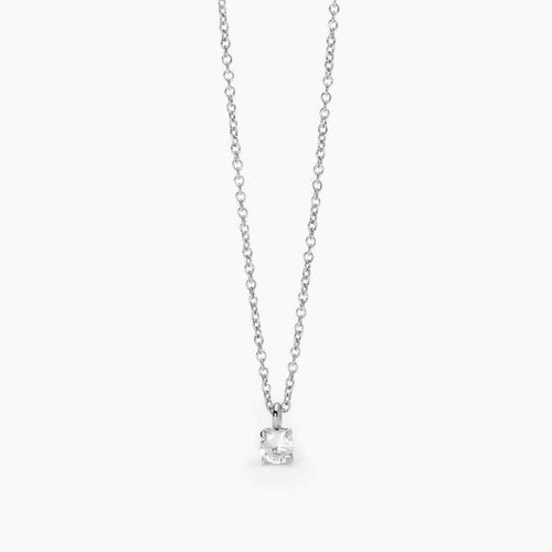 2Jewels - Collana Girocollo in acciaio 316L zirconi