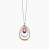 2Jewels -  Collana Girocollo in acciaio 316L PVD rosé vetro cristalli