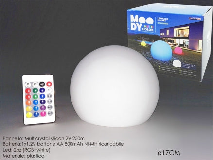 Lampada Sfera Solare Ø17cm