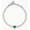 2Jewels -  Bracciale in acciaio 316L zirconi