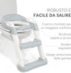 Kikkaboo - Riduttore WC bambini con scaletta LEA