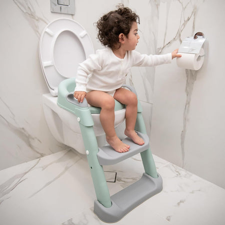 Kikkaboo - Riduttore WC bambini con scaletta LEA