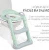 Kikkaboo - Riduttore WC bambini con scaletta LEA