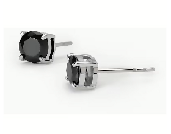 2Jewels - Orecchini in acciaio 316L zirconi uomo