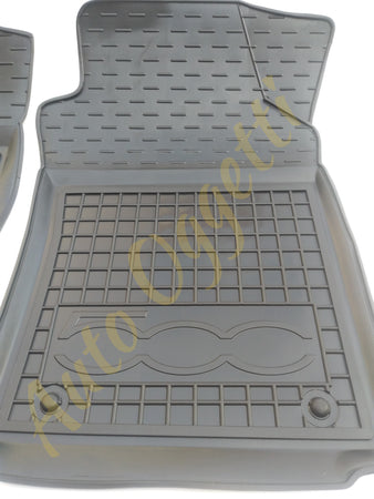 Tappetini di gomma per Fiat 500 (2007+...)