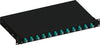 Cassetto Ottico 19'' Scorrevole con 12 Bussole LC Duplex Multimodale OM3 Nero