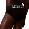 Calvin Klein pack 3 slip neri con fascia alta 000NB3610AZDJ