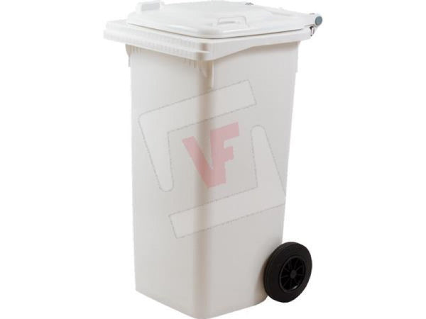 BIDONE BIDONI QUADRI CON RUOTE PER RIFIUTI 240LT CM. 73x58xH106 - 4 COLORI