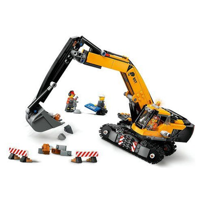 Escavatore da cantiere giallo lego 60420 city great vehicles