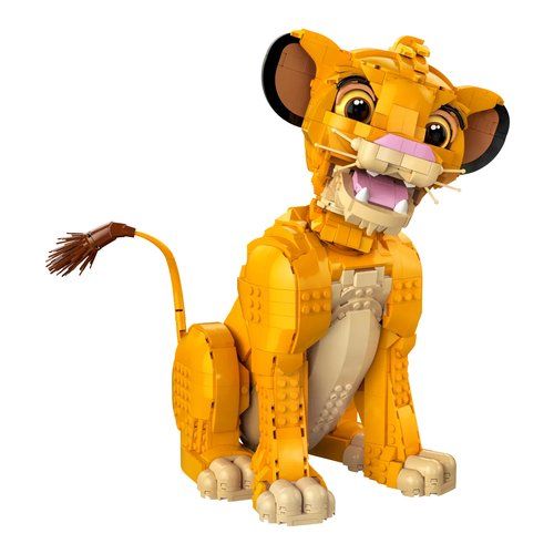 Giovane simba, re leone lego 43247 disney classic
