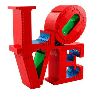 Love robert indiana lego 31214 art