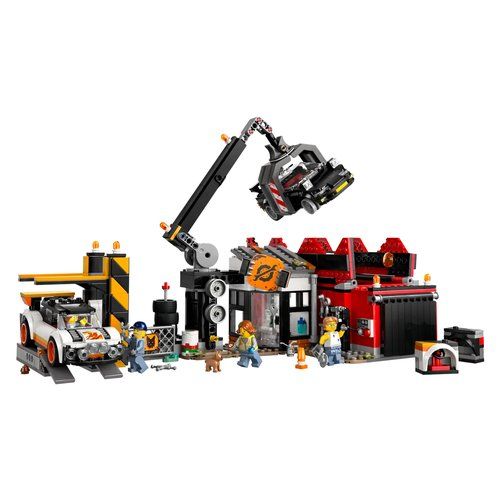 Sfasciacarrozze con auto lego 60472 city