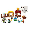 Attacco al villaggio del ghast-pallone lego 21273 minecraft