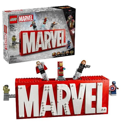 Logo e minifigure marvel - 76313