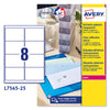 Poliestere Adesivo L7565 Trasparente 25Fg A4 99,1X67,7Mm (8Et/Fg Laser Avery