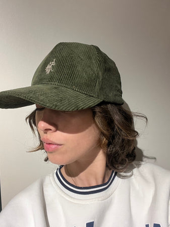 Cappello Armas velluto a coste logo