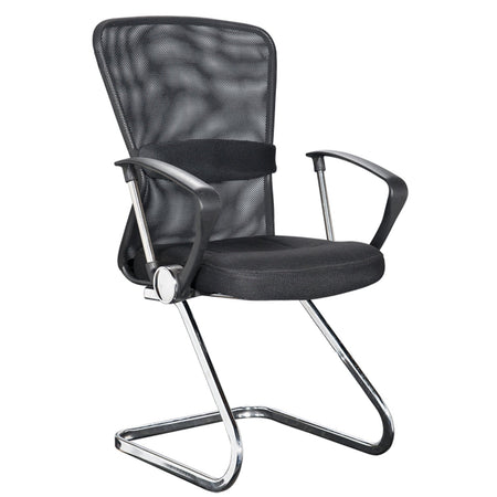 Poltrona visitatore "Kingston" da ufficio con braccioli ergonomica