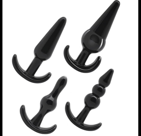 ADDICTED TOYS Anal Trainer set 4 butt plug spine anali