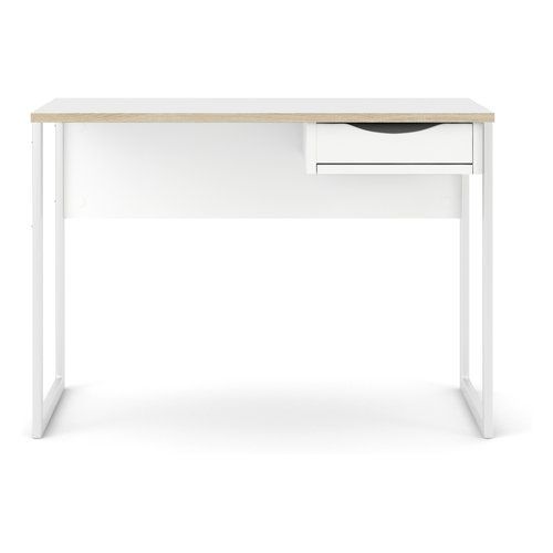 Scrivania tvilum 70513gogo49 function plus bianco