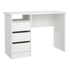 Scrivania tvilum 704924949 function plus bianco