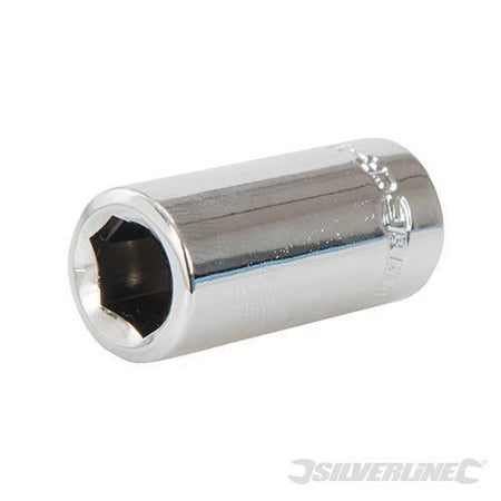Adattatore porta inserti punte cacciaviti 1/4" per punte 25mm in acciaio cromo Silverline