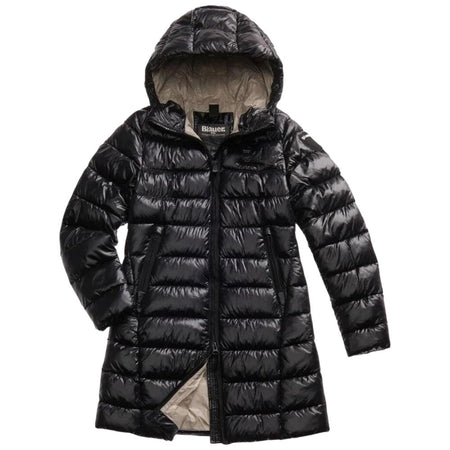 Blauer piumino lungo nero Adelaide 25WBLDK02069