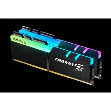 Kit Memoria Ram G Skill TridentZ Rgb- 16 Gb DDR4 (2 moduli da 8GB) - PC4-28800 - 1.35 V - 3600MHz - CL18 - 288pin unbuffered
