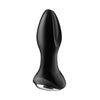 SATISFYER ANAL PLUG SPINA ANALE VIBRANTE VIBRATORE ROTANTE IN SILICONE ANALLERGICO NERO CON APP SMARTPHONE