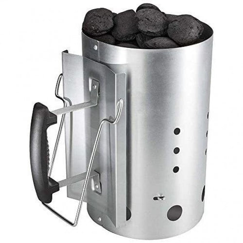 ACCENDI CARBONE IN ACCIAIO ZINCATO m.17x27,5h. BARBECUE CAMINO FER 455121