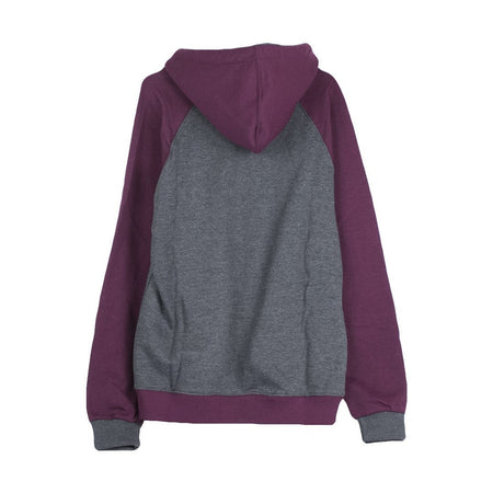 IRIEDAILY Felpa Cappuccio Uomo Rugged Hoody Anthracite Red da uomo