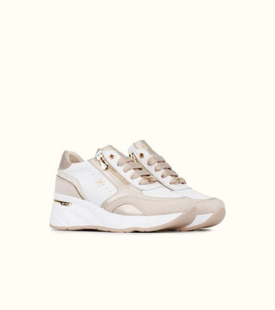 KEYS SNEAKERS DONNA BEIGE/AVORIO