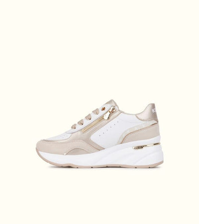 KEYS SNEAKERS DONNA BEIGE/AVORIO