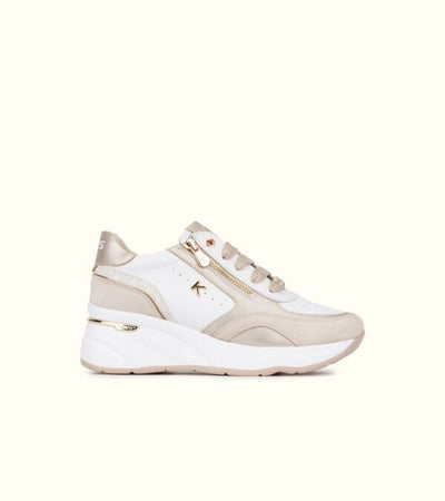 KEYS SNEAKERS DONNA BEIGE/AVORIO