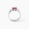 Mabina -   Anello con rubino sintetico taglio cuore LOVELY