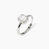 Mabina - Anello con zircone taglio ottagonale COOL OR RÉTRO?