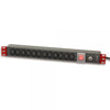 Multipresa 12 Posti VDE da Rack 19'' con Interruttore Spina Italiana 1U